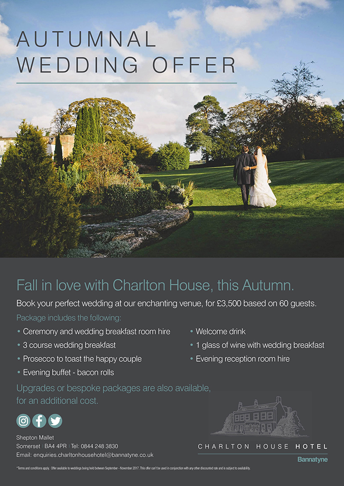 Weddings in Somerset | Charlton House Bannatyne Hotel